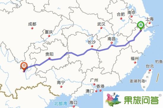 浙江到云南火车，浙江到云南多少公里，浙江到云南机票要多少钱？