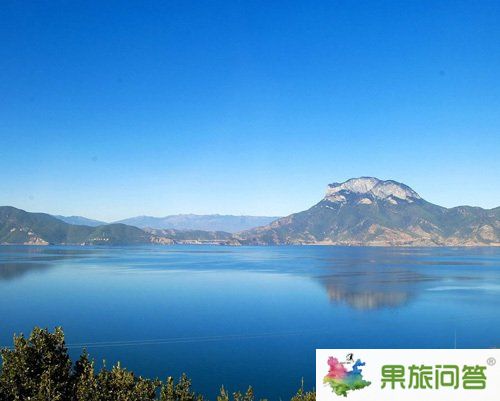 大美泸沽湖(图片来源：漂漂美术馆)