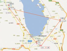 大理到洱海怎么坐车？从大理到洱海自驾车路线图