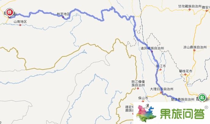 云南到西藏有多少公里?从云南到西藏自驾游路线详情