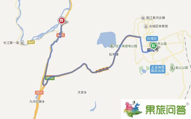 丽江到三股水怎么坐车?有多少公里?丽江三股水属于哪个省份哪个市?