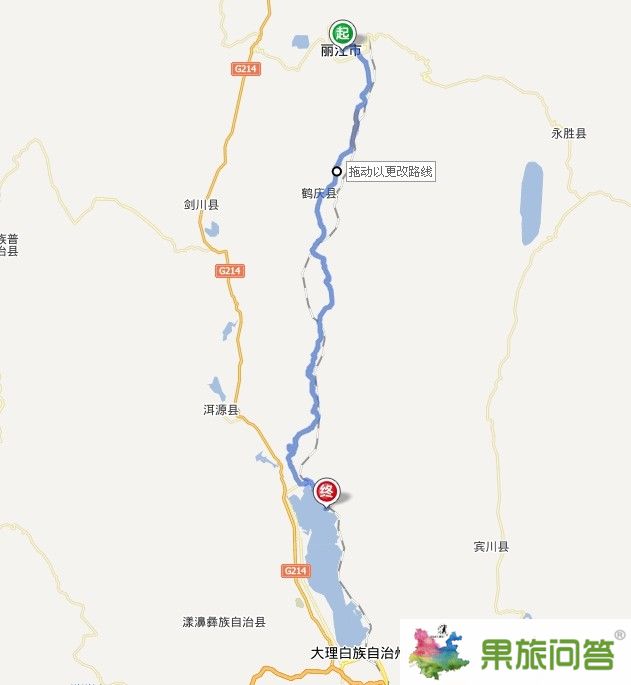 丽江到双廊多少公里？从丽江到双廊多长时间？