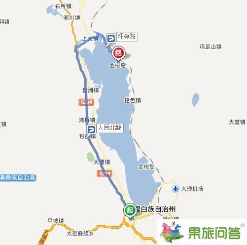 大理到双廊要多久?怎么坐车?从大理到双廊大概有多少公里?