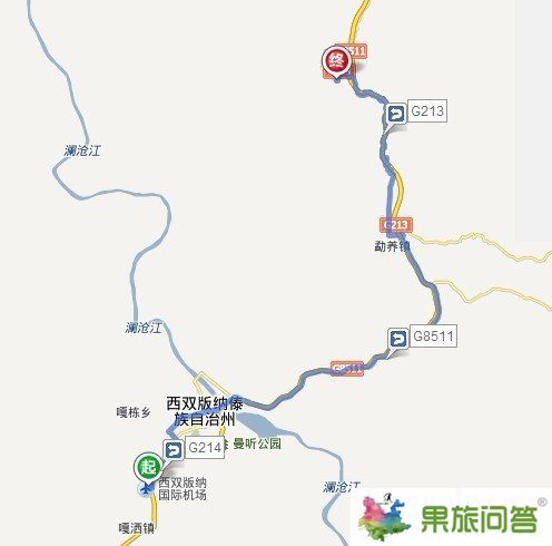 西双版纳国际机场到野象谷景区