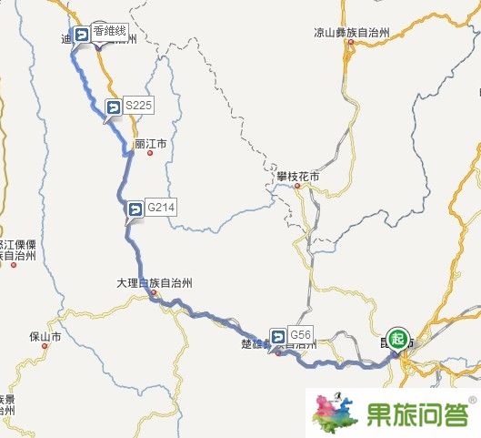 昆明到迪庆有多少公里有火车吗,昆明到中甸汽车有没有直达? 