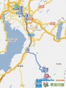 从昆明到抚仙湖旅游怎么坐车，有多少公里？