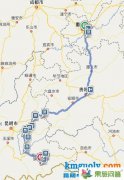 从重庆到文山开车怎么坐车？有多少公里的路